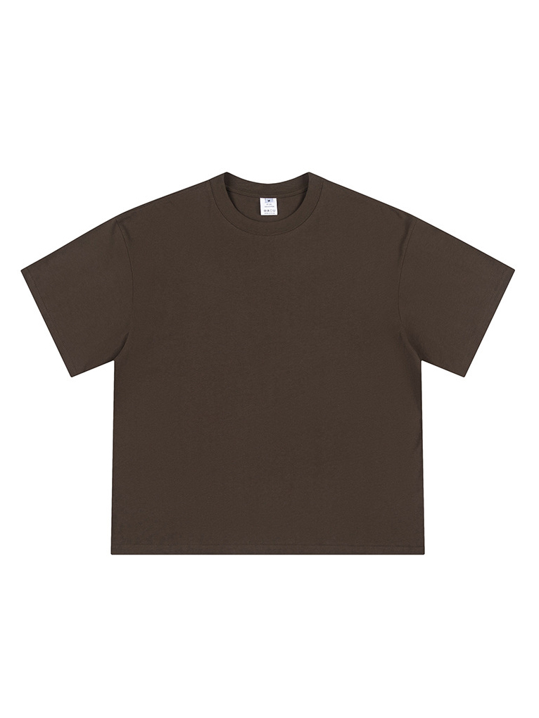 Loose Cropped Tops Short-sleeved Cotton T-shirt