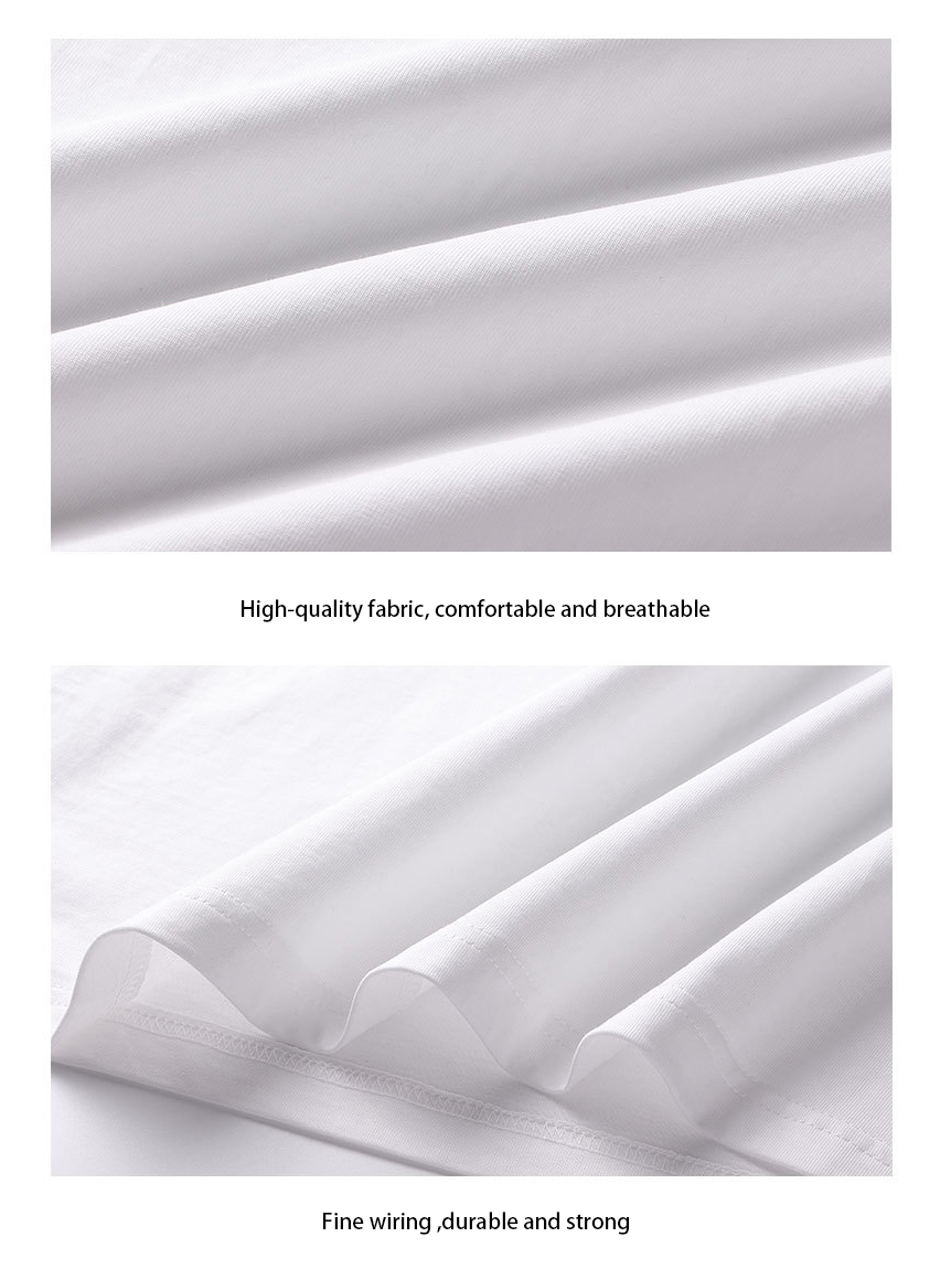 Color Block Crew Neck Heavyweight Cotton Relaxed Fit T-shirt  With Geometric Detailing