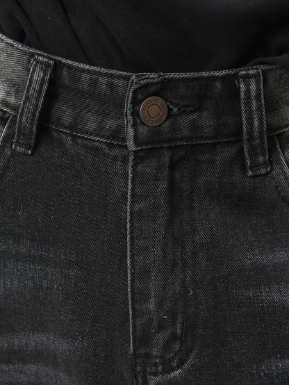 Vintage Charcoal Whisker Wash Jeans