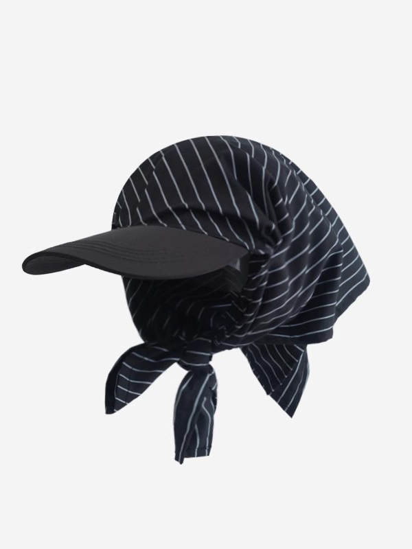 Retro Plaid Turban Cap