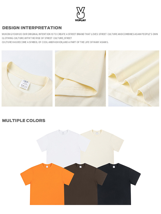 Loose Cropped Tops Short-sleeved Cotton T-shirt