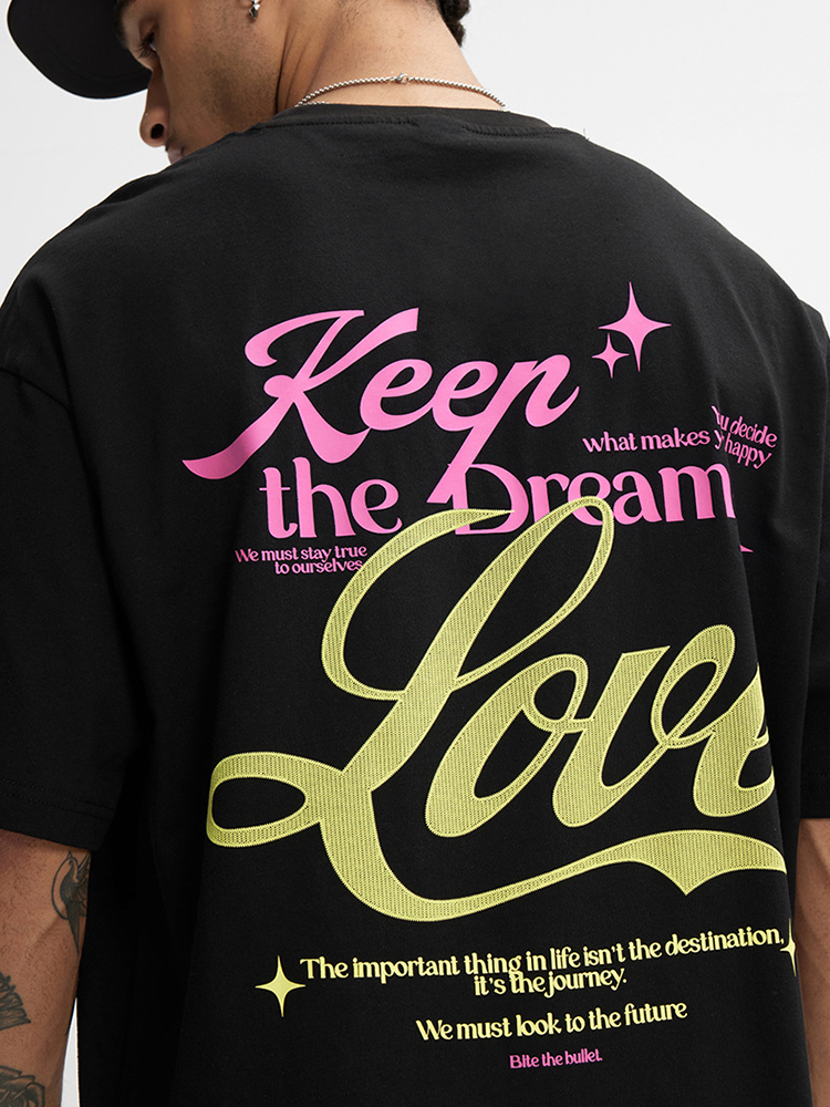 Printed Street Loose Short Sleeve T-Shirt