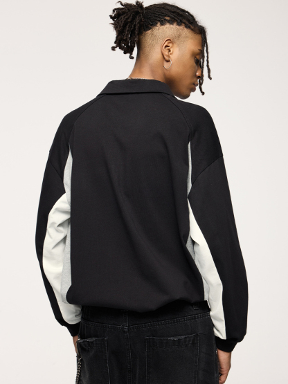 Sporty Chic 3D Print Vintage Retro Long Sleeve Cotton Top T-shirt