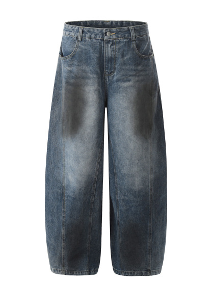 Washed Mopping Drape Loose Versatile Dirty Casual Pants