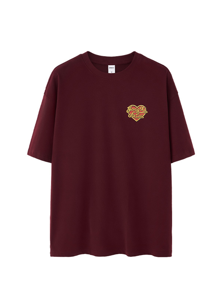 Valentine's Day Love T-shirt Street Loose Couple Short Sleeve