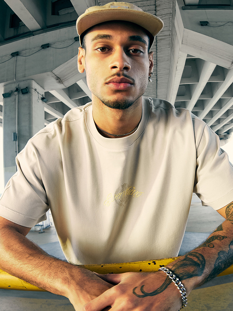 Bat Sleeve Print Street Cotton Loose Short sleeve Top T-shirt