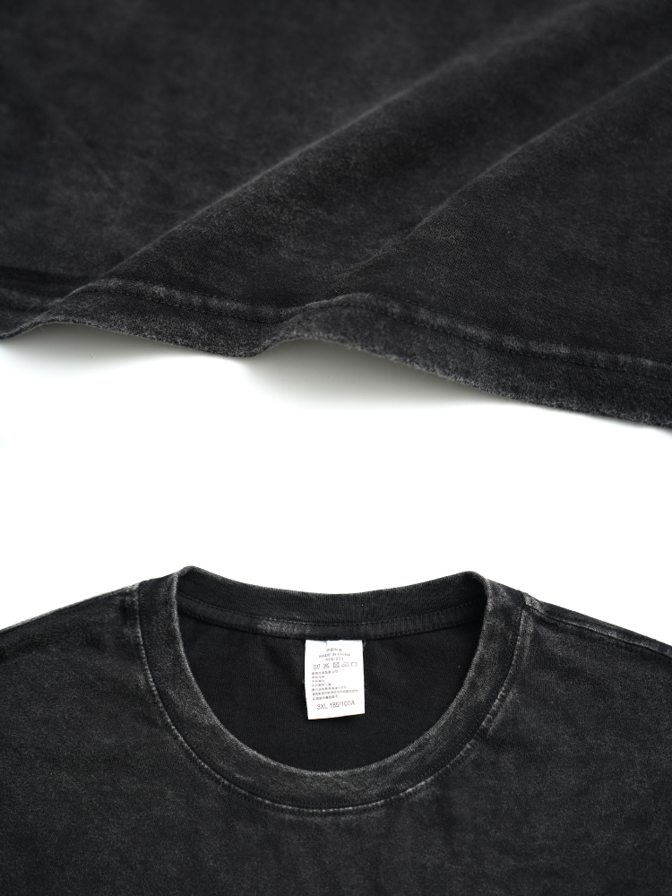 Distressed Skeleton Print Hip-Hop Streetwear T-Shirt