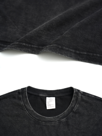 Distressed Skeleton Print Hip-Hop Streetwear T-Shirt