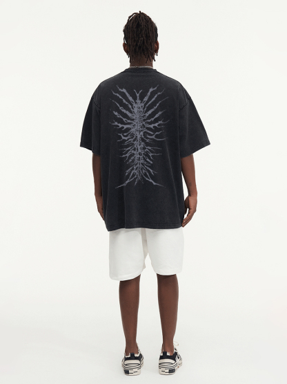 Dark Ghoul Printed Short-sleeved Cotton T-shirt