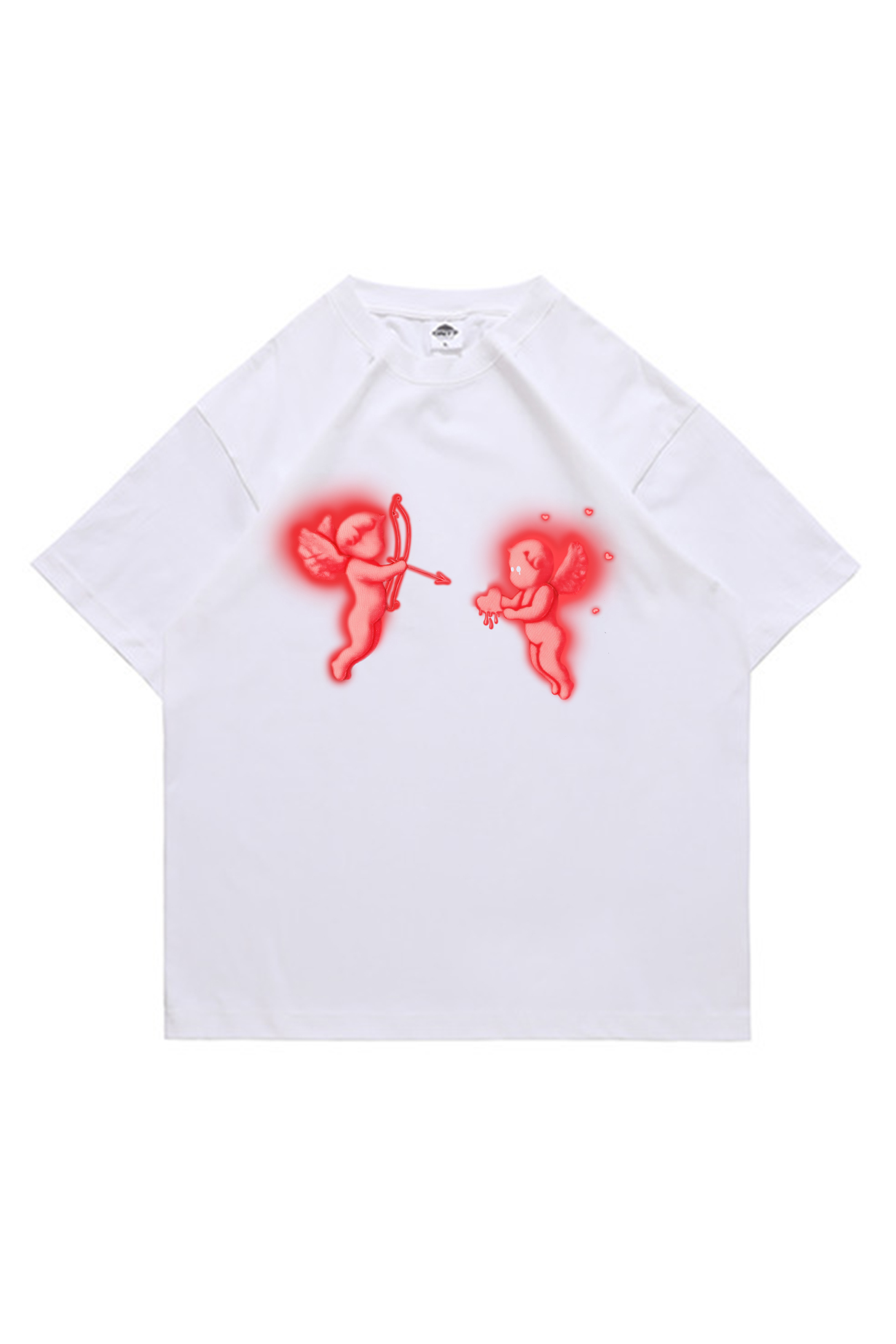 God's Love Is Broken Printed Short-sleeved Cotton T-shirt