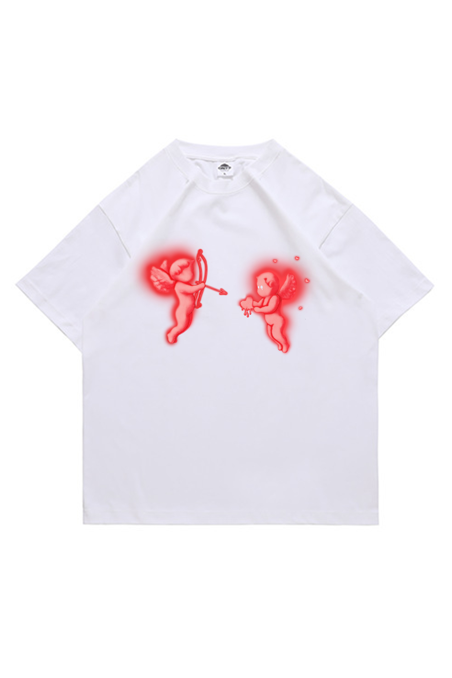 God's Love Is Broken Printed Short-sleeved Cotton T-shirt