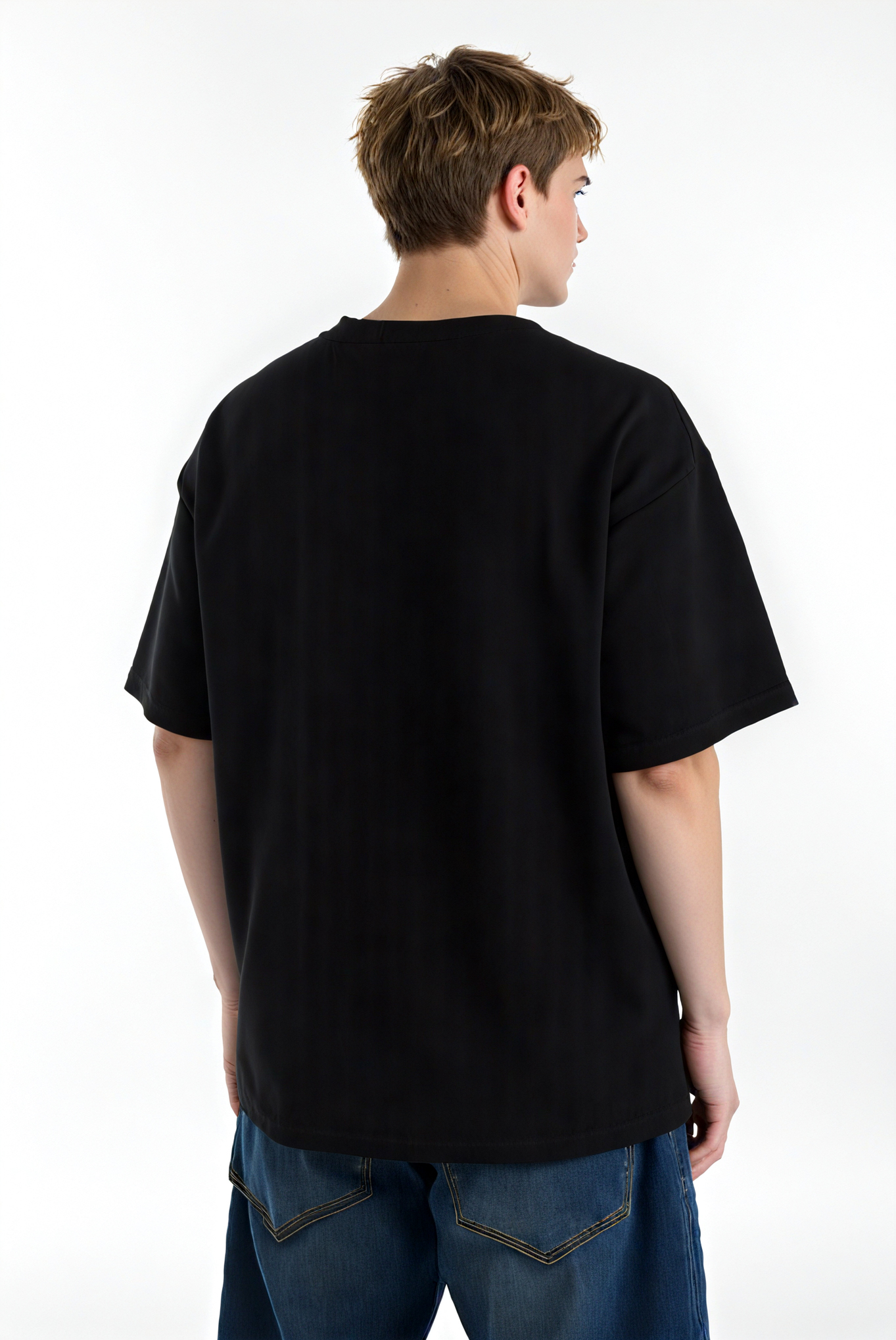 Burning V Printed Short-sleeved Cotton T-shirt