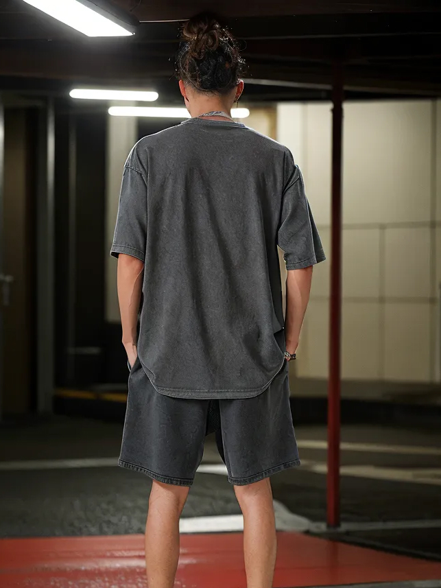 Distressed Butterfly Print Hip Hop Street Style T-Shirt