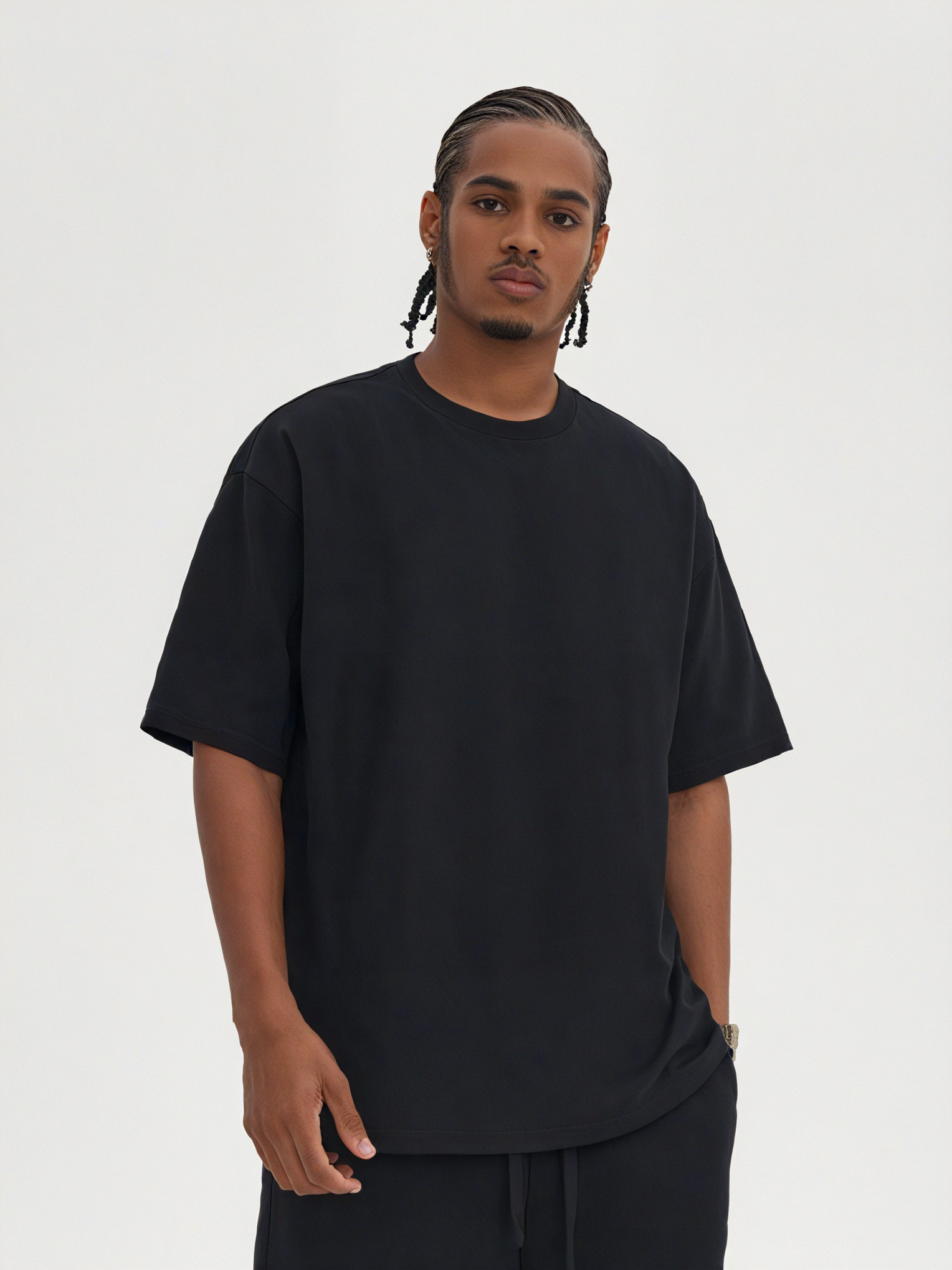 Insect Alien Loose Cropped Tops Short-sleeved Cotton T-shirt