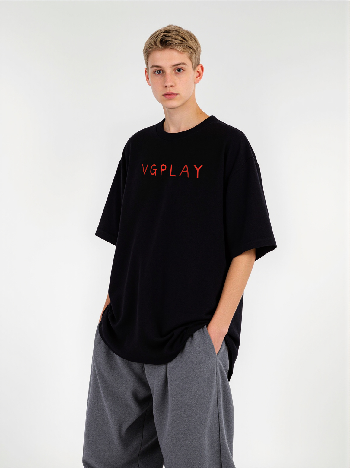 Rainbow Stars Printed Short-sleeved Cotton T-shirt