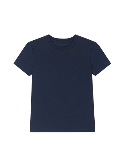 Basic Simple Straight Shoulder Short-sleeve T-shirt For Women