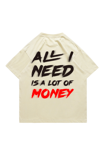 Clown Printed Short-sleeved Cotton T-shirt