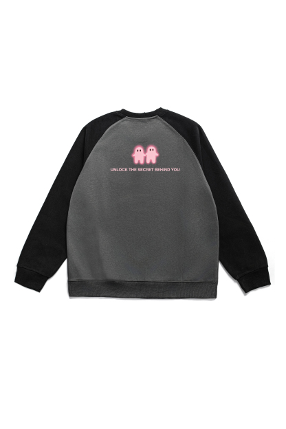 Cupid Love Print Long Sleeve Cotton T-Shirt