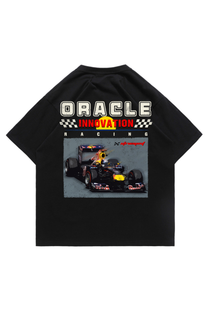 Oracle Racing Printed Short-sleeved Cotton T-shirt