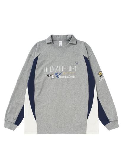 Sporty Chic 3D Print Vintage Retro Long Sleeve Cotton Top T-shirt