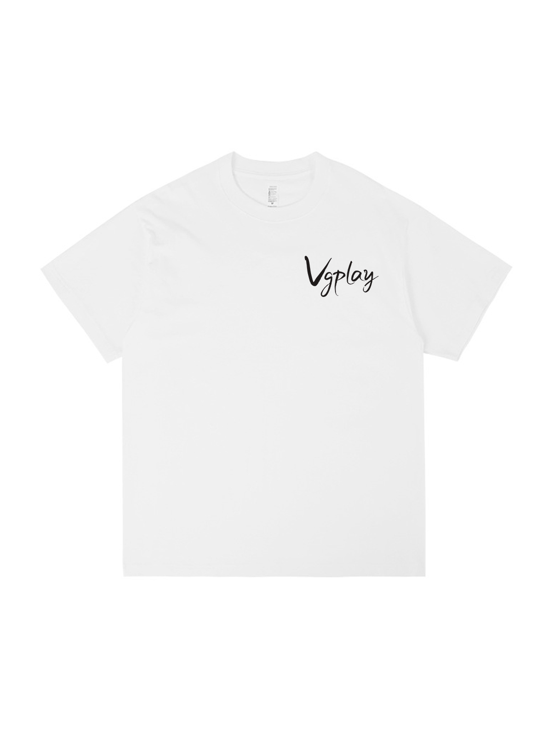 Vgplay Island Printed Short-sleeved Cotton T-shirt