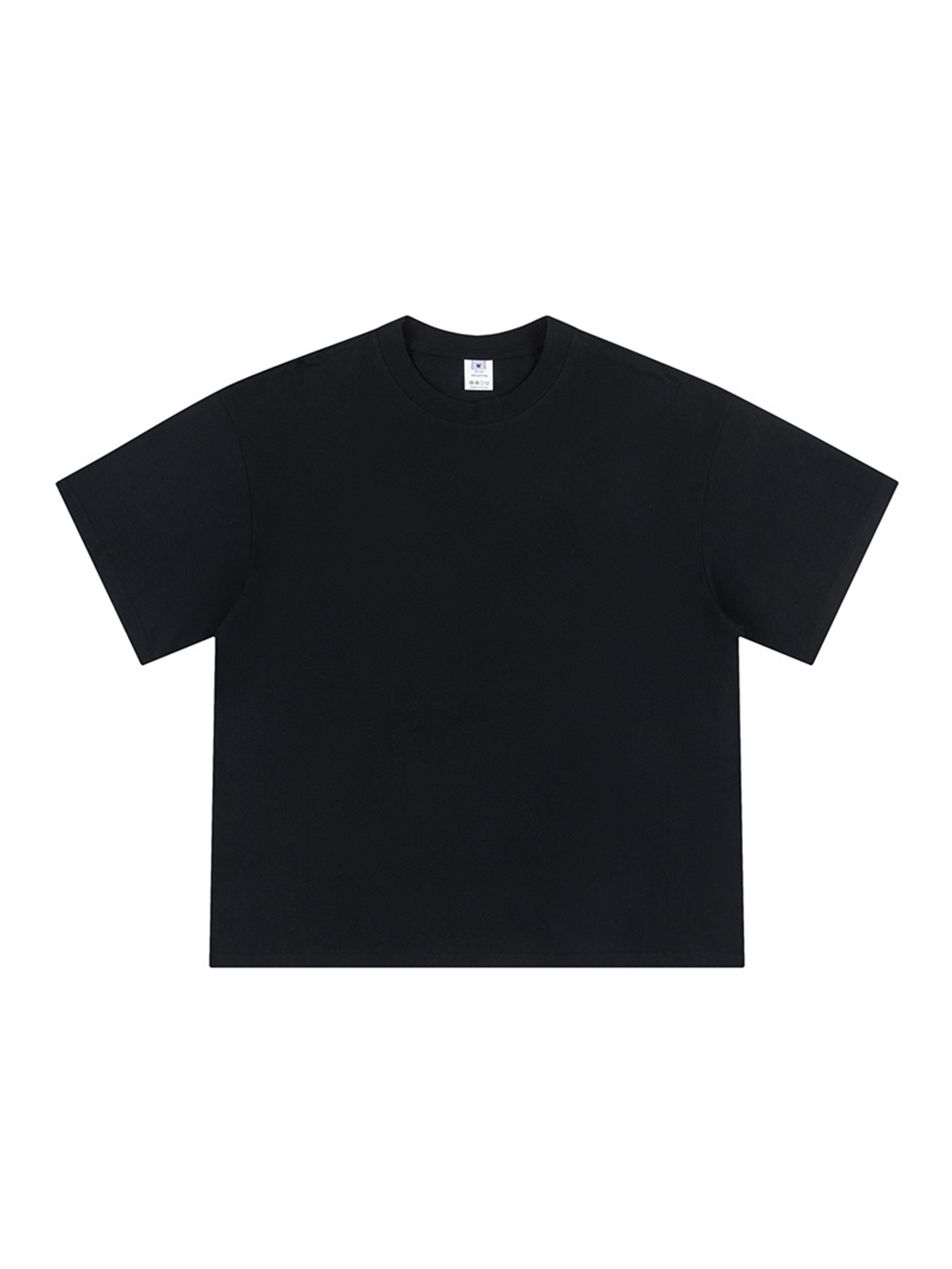 We Don't Play Printed Loose Cropped Tops Short-sleeved Cotton T-shirt