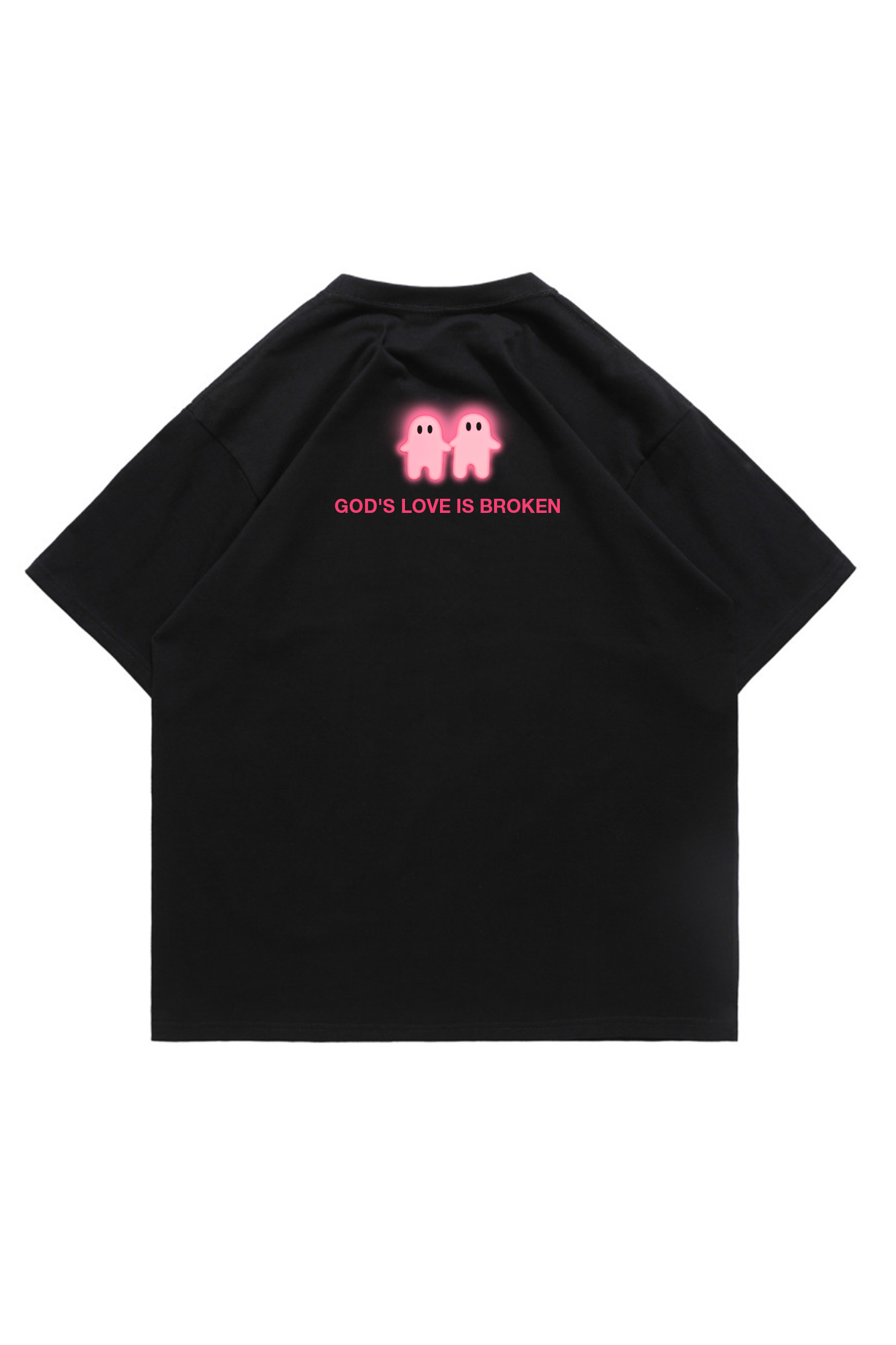 God's Love Is Broken Printed Short-sleeved Cotton T-shirt