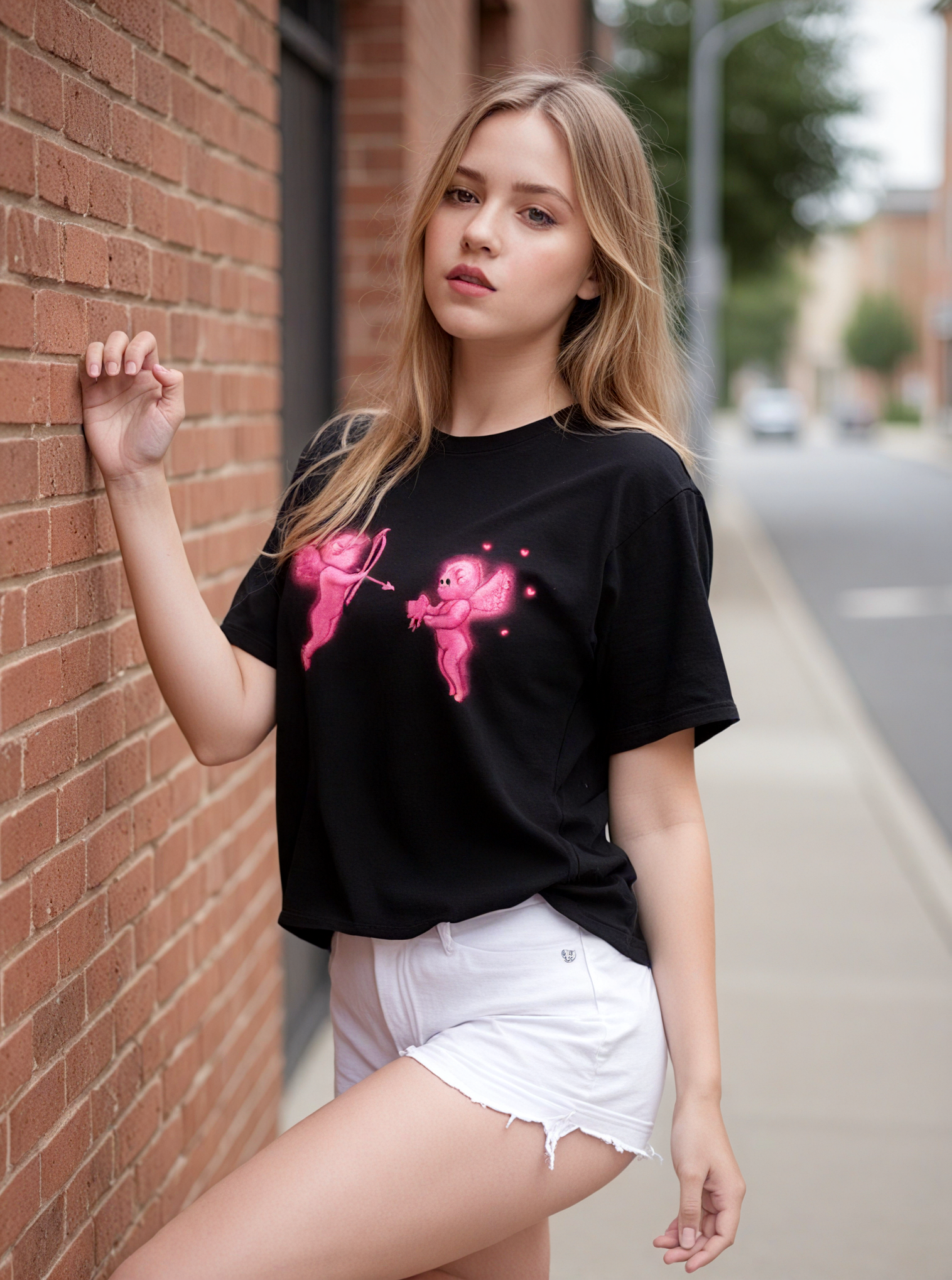 God’s Love Is Broken Printed Short-sleeved Cotton T-shirt