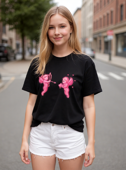 God’s Love Is Broken Printed Short-sleeved Cotton T-shirt