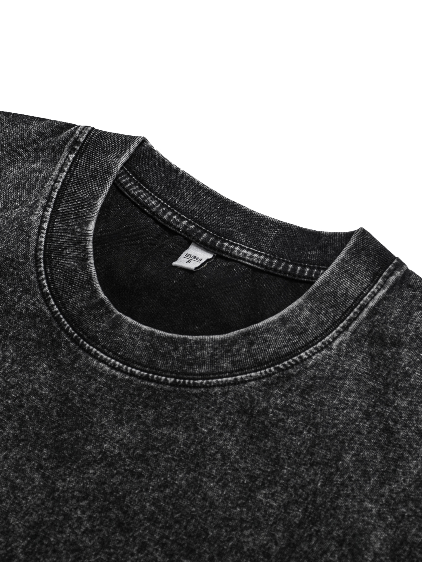 Panda Printed Short-sleeved Washed Cotton T-shirt