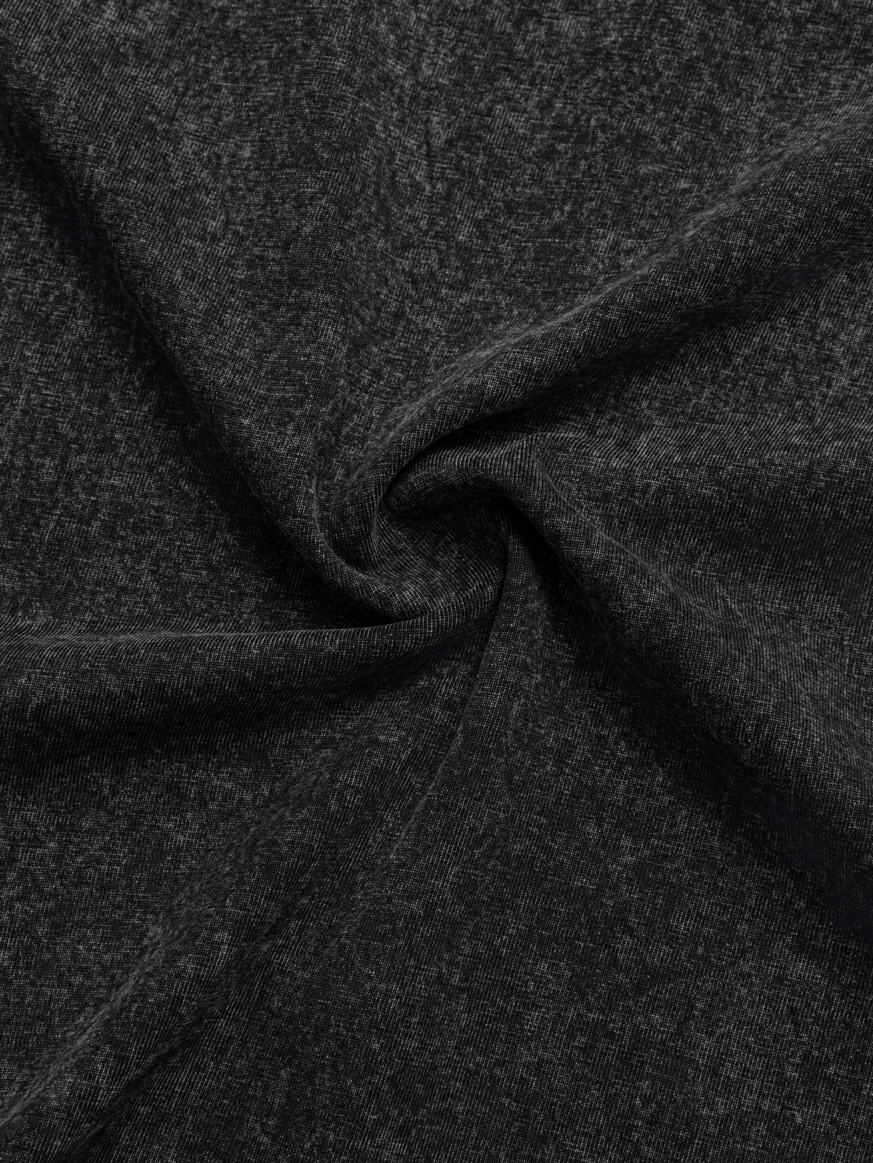 Panda Printed Short-sleeved Washed Cotton T-shirt