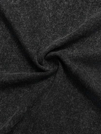 Panda Printed Short-sleeved Washed Cotton T-shirt