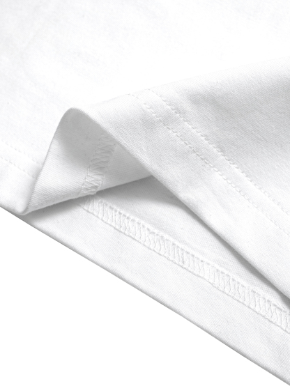 Keep Going Skull Print Long-sleeved Cotton T-shirt