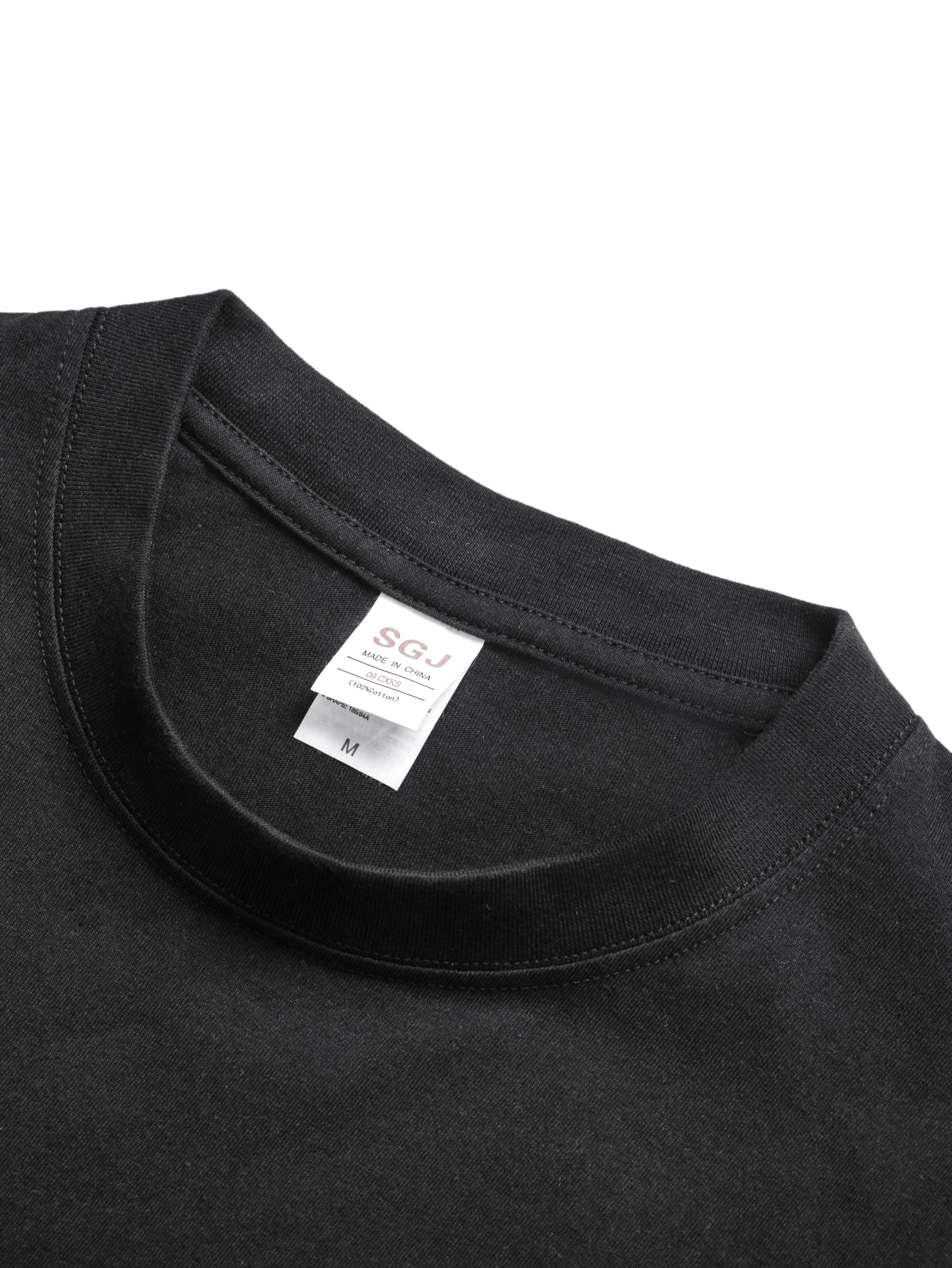 Skull Print Long-sleeved Cotton T-shirt