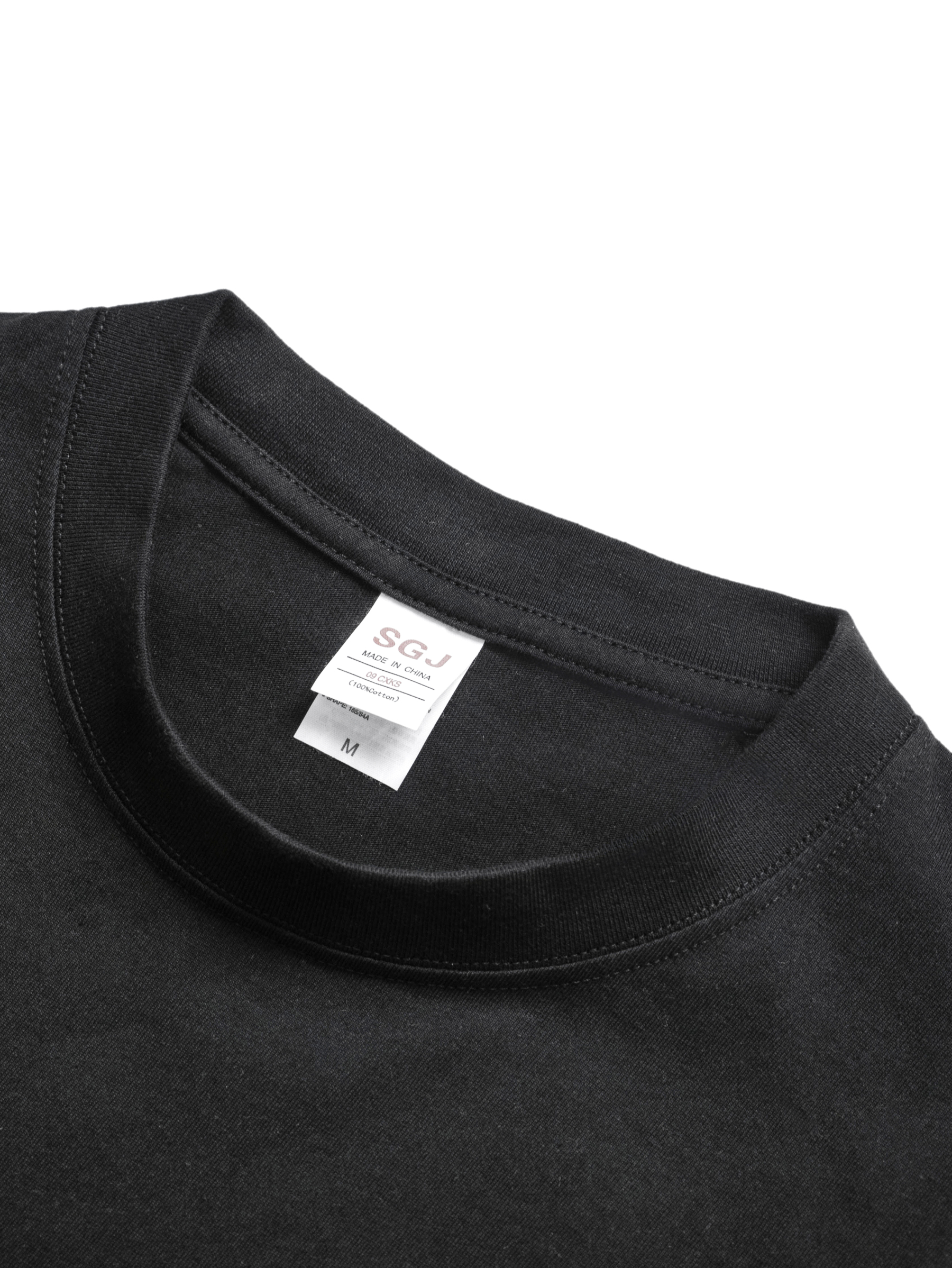 Skull Print Long-sleeved Cotton T-shirt