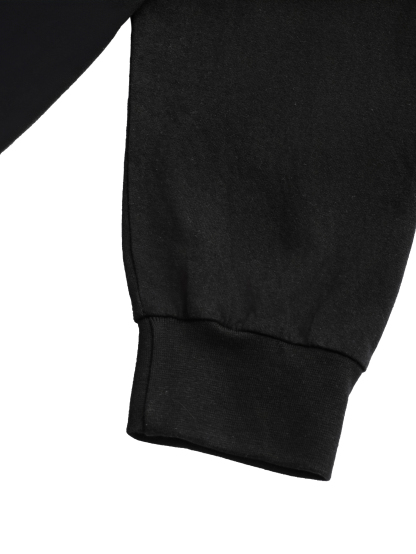 Skull Print Long-sleeved Cotton T-shirt