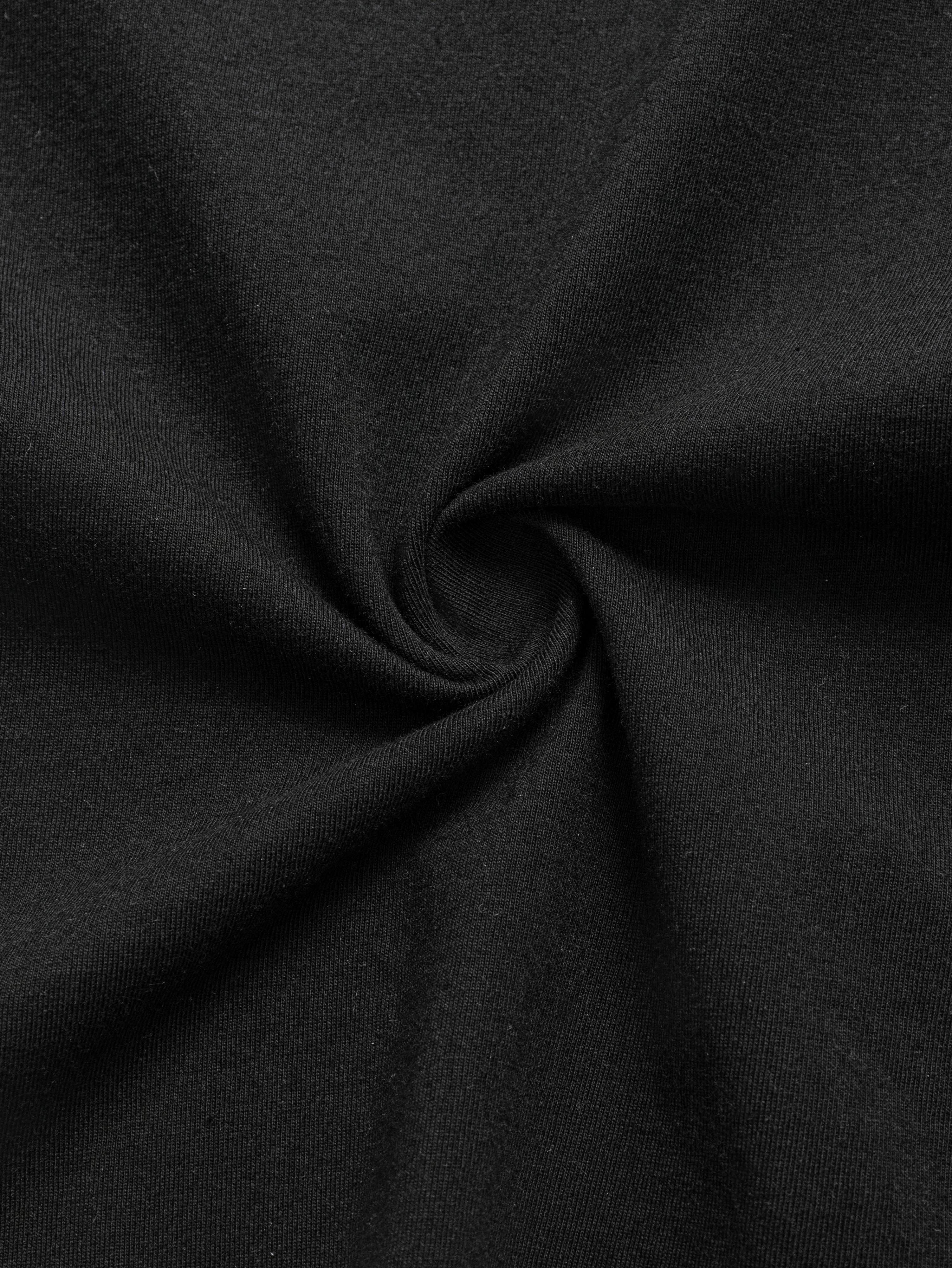 Skull Print Long-sleeved Cotton T-shirt