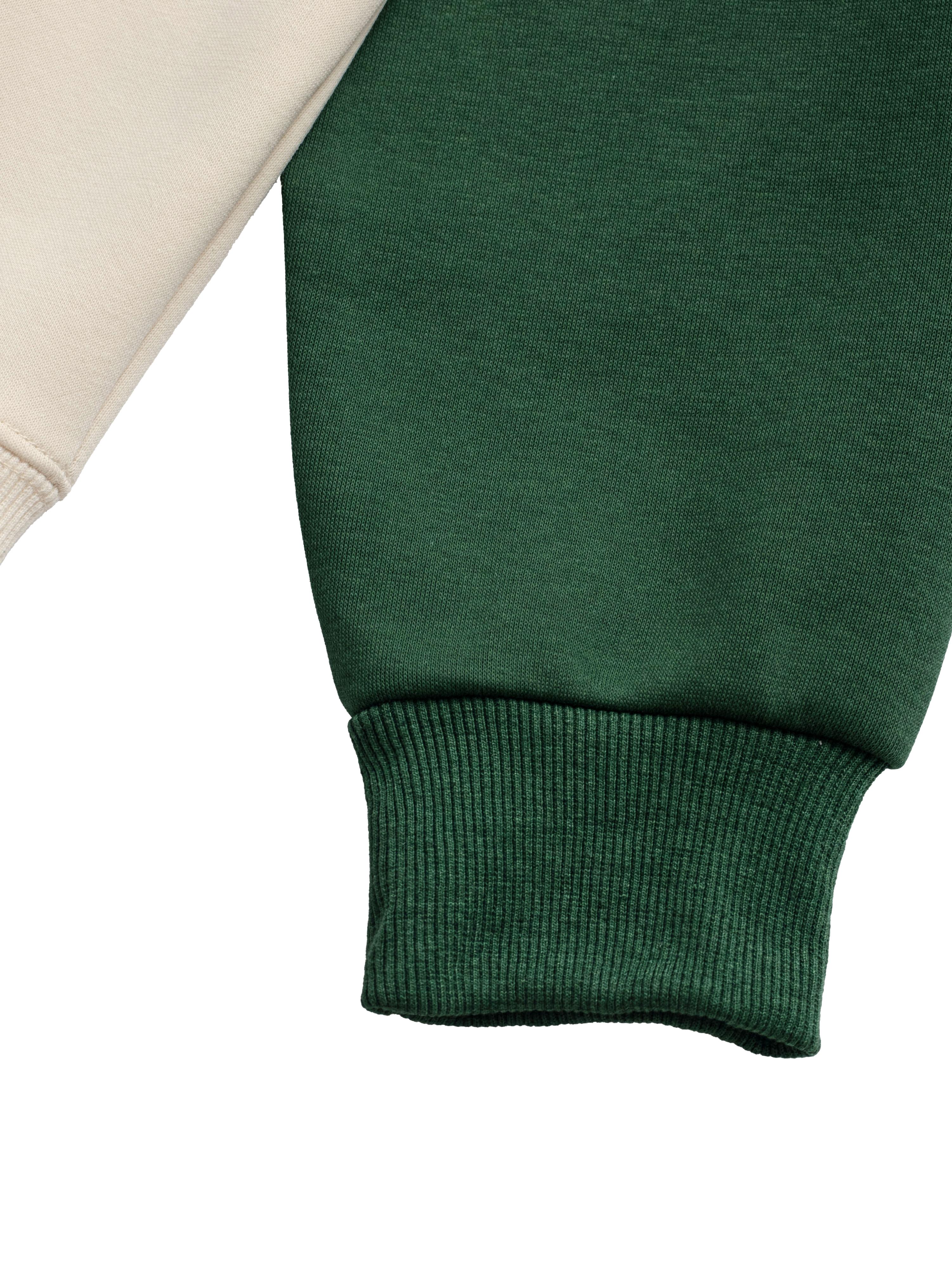 Dog Print Long Sleeve Paneled Cotton T-Shirt