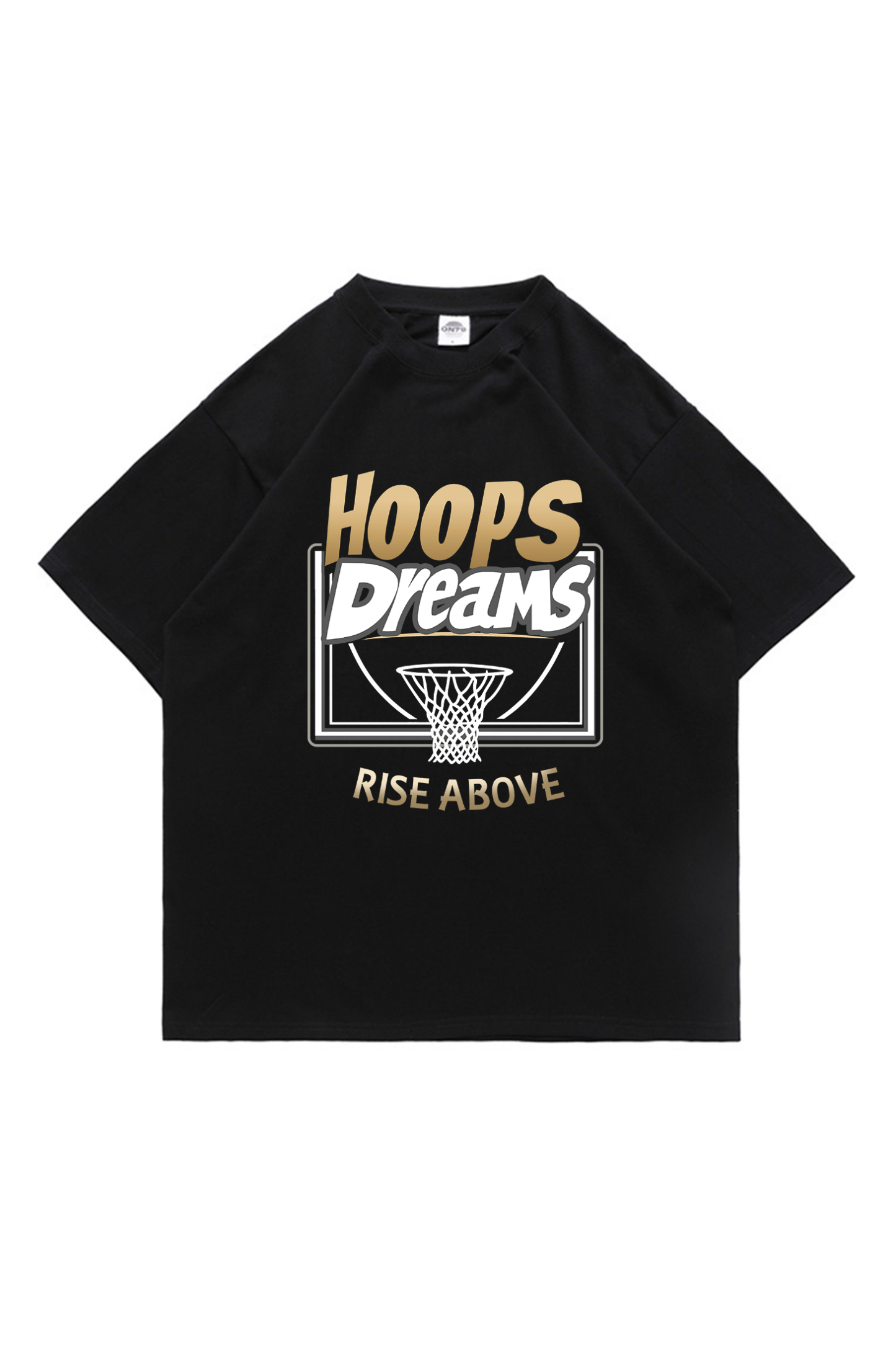 Hoops Dreams Printed Short-sleeved Cotton T-shirt