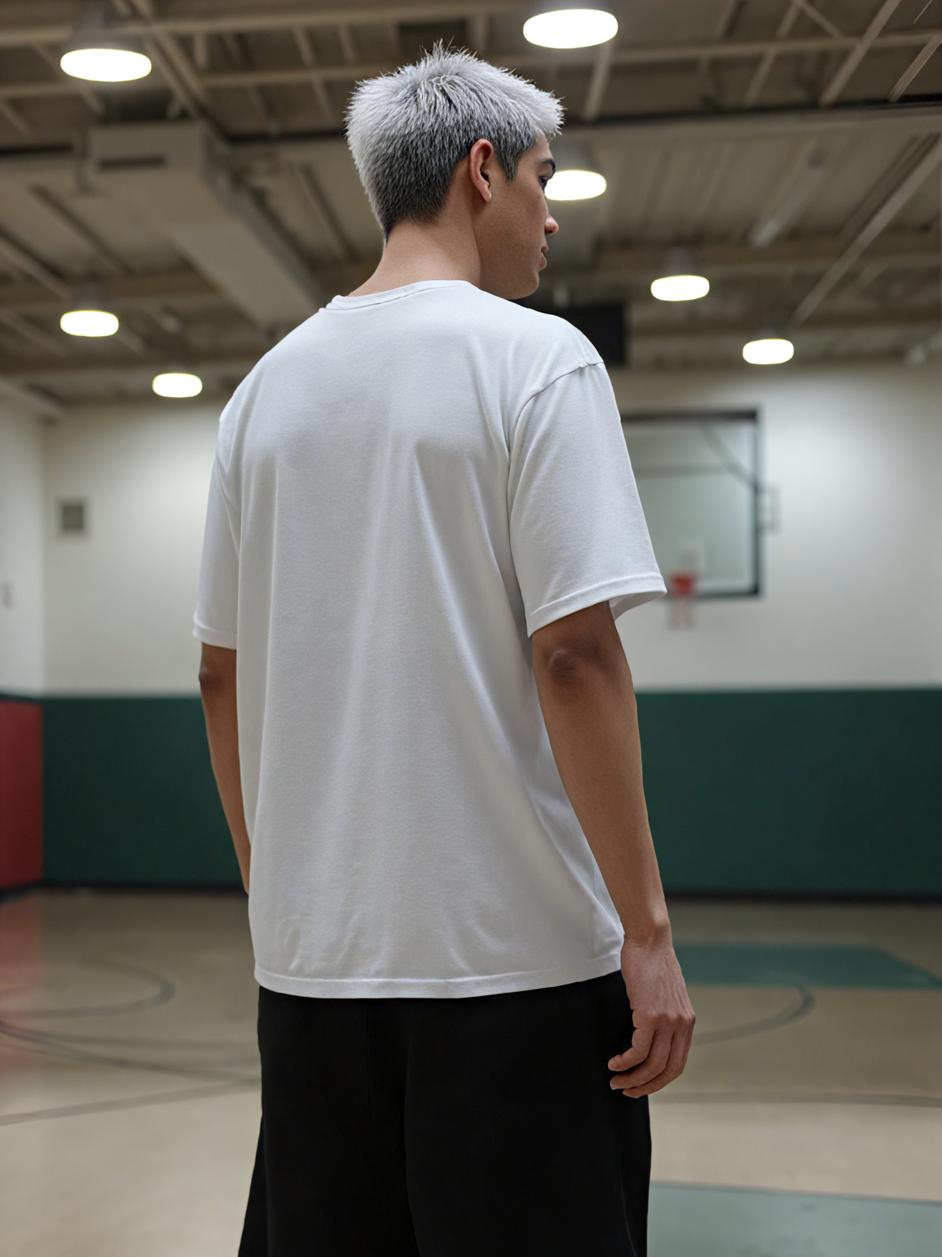 Hoops Dreams Printed Short-sleeved Cotton T-shirt