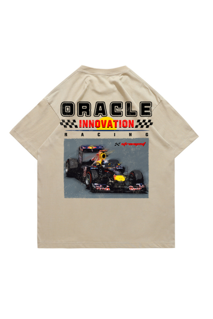 Oracle Racing Printed Short-sleeved Cotton T-shirt