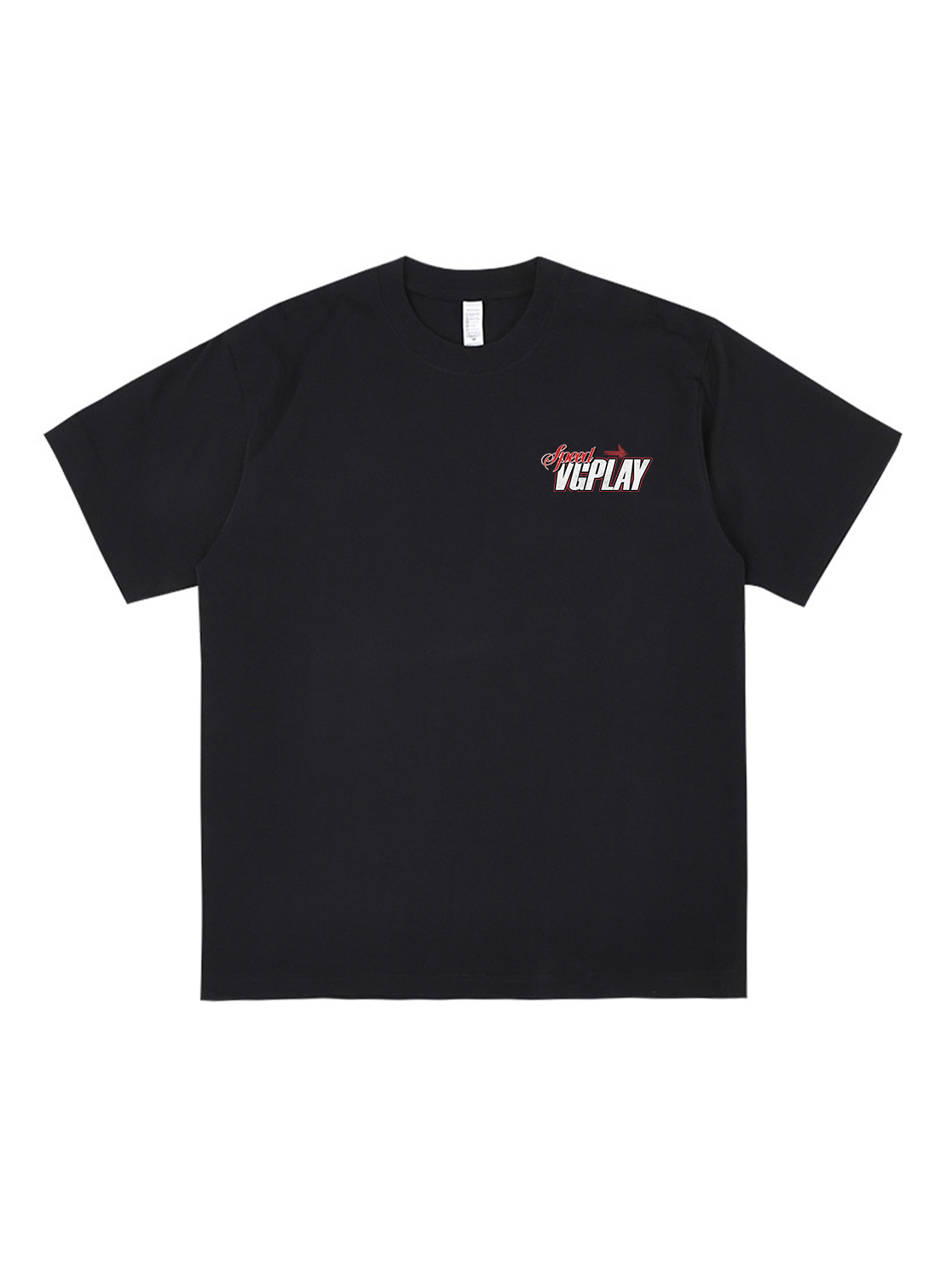 Racing For Dominance Printed Short-sleeved Cotton T-shirt