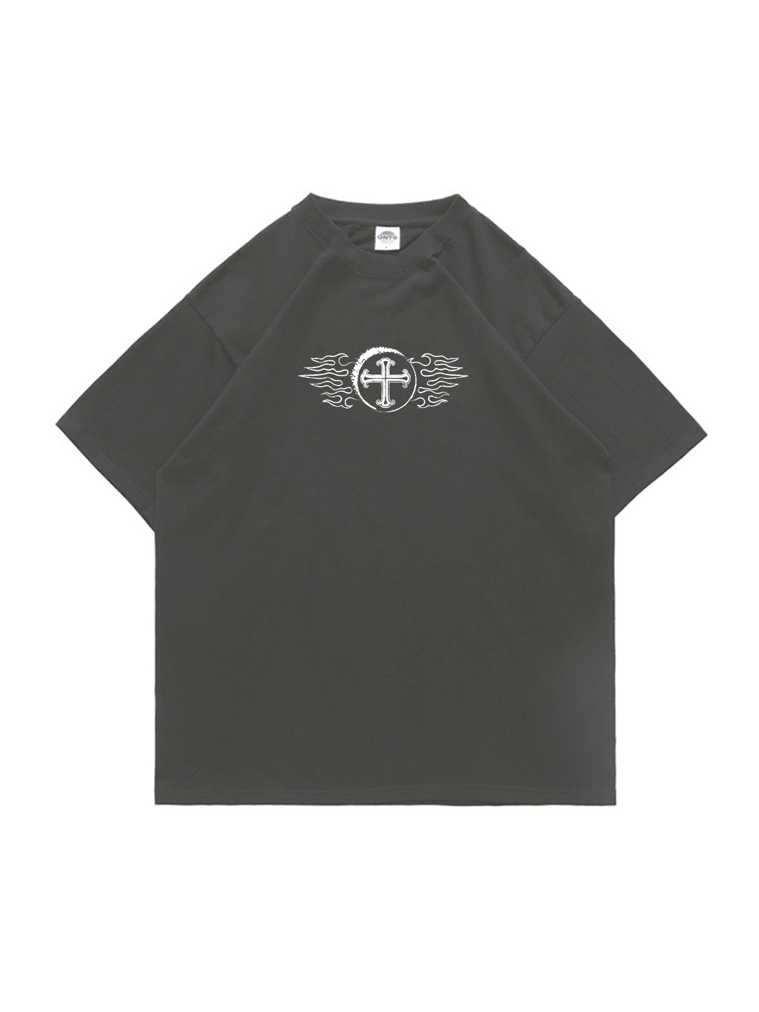 Faith Above All Printed Short-sleeved Cotton T-shirt