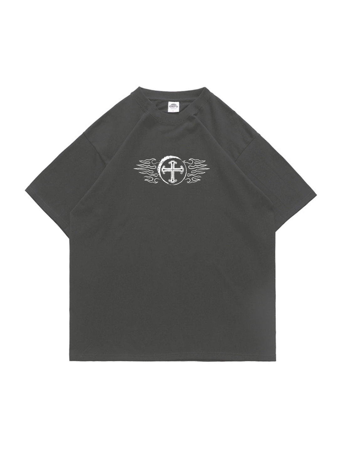 Faith Above All Printed Short-sleeved Cotton T-shirt