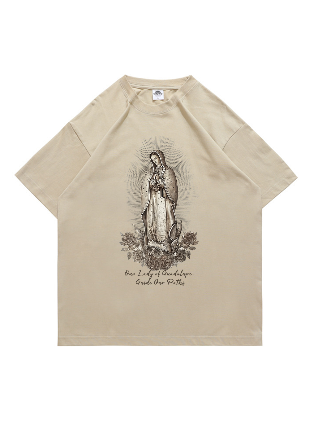 Guide Our Paths Printed Short-sleeved Cotton T-shirt