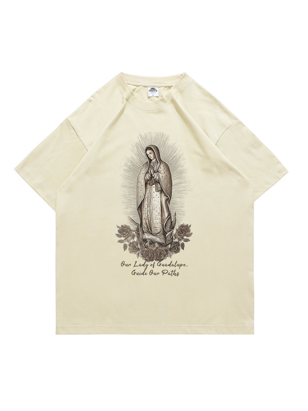 Guide Our Paths Printed Short-sleeved Cotton T-shirt