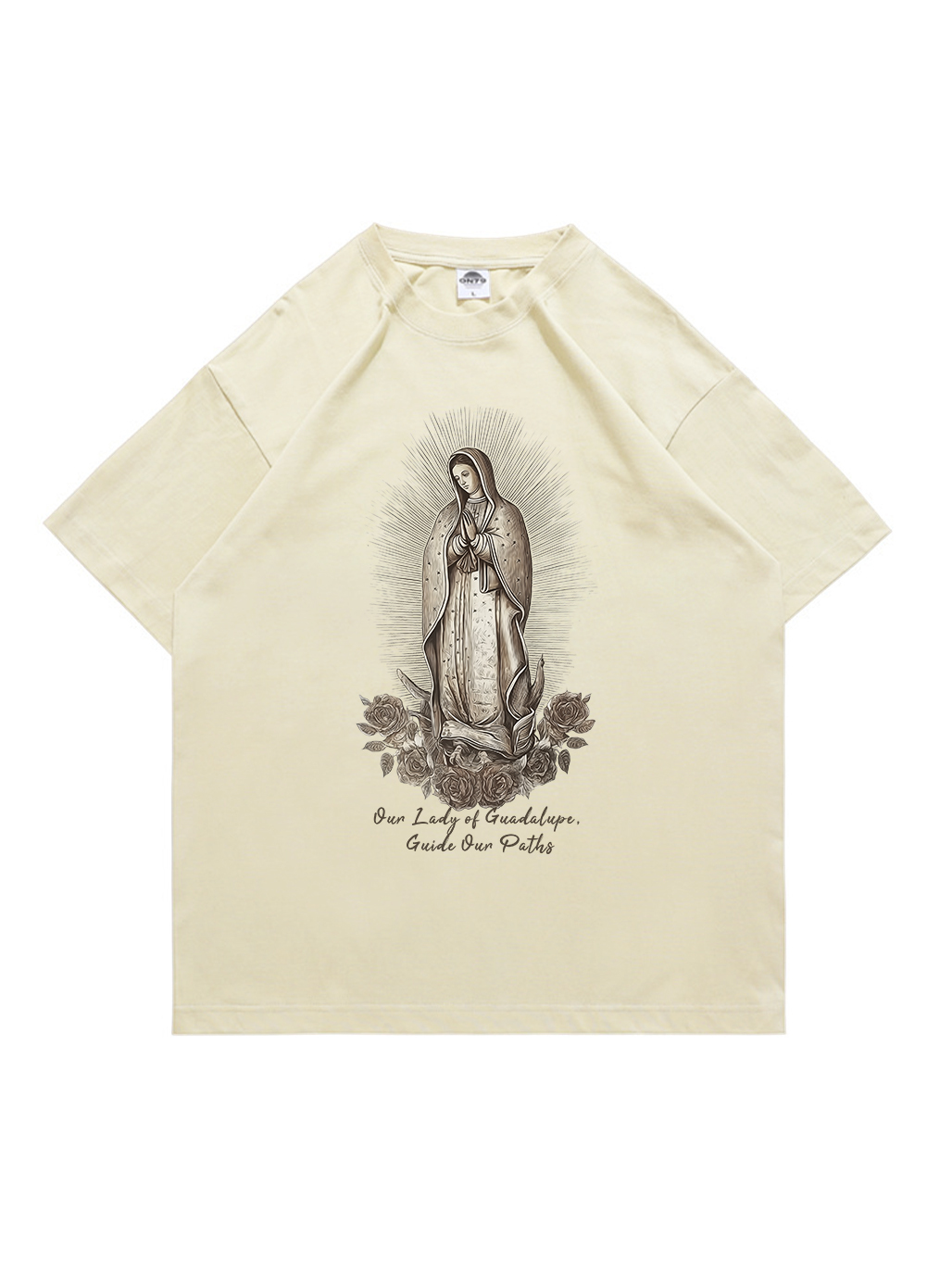 Guide Our Paths Printed Short-sleeved Cotton T-shirt