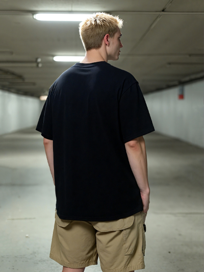 Functional Racing Suit Print Simple Trendy Short-sleeved T-shirt