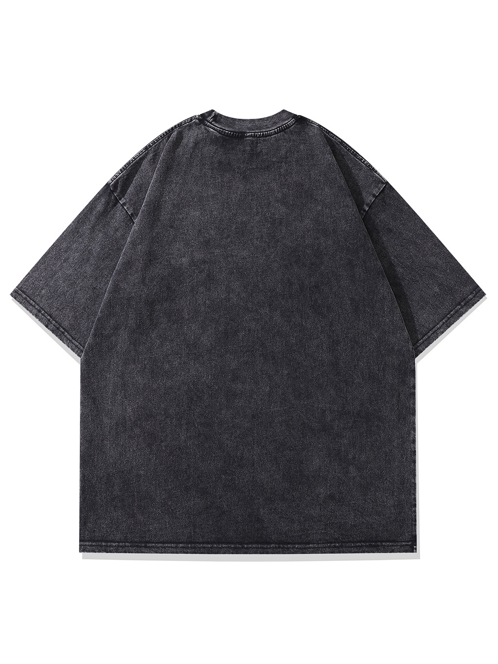 Distressed Skeleton Print Hip-Hop Streetwear T-Shirt