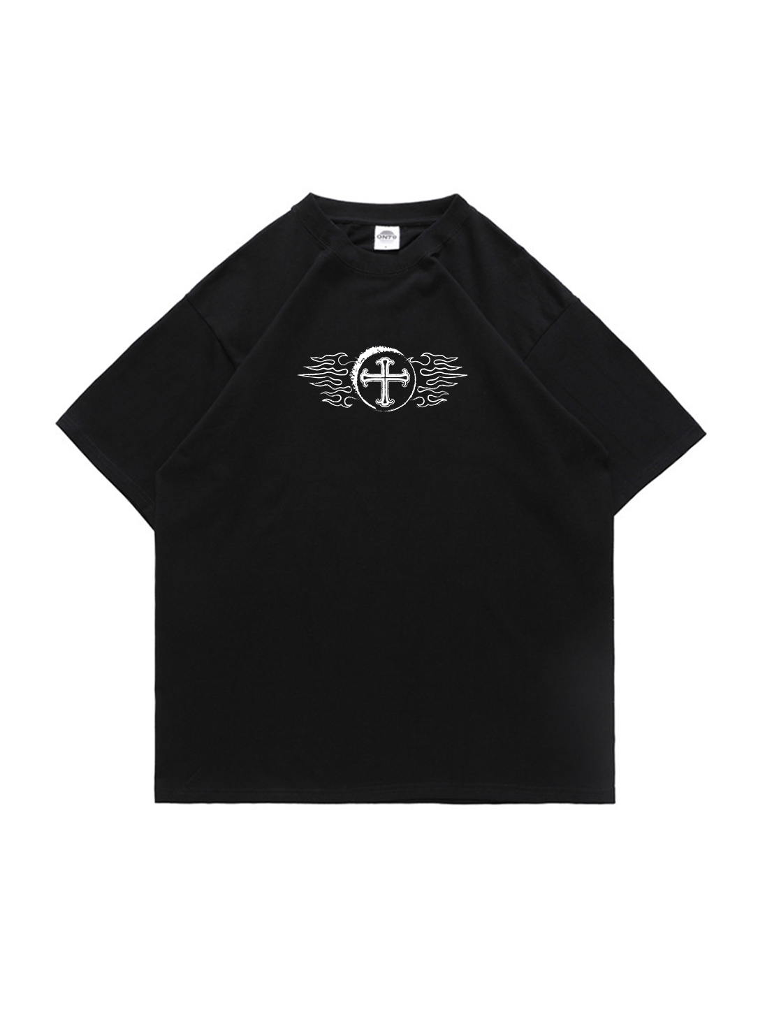 Faith Above All Printed Short-sleeved Cotton T-shirt